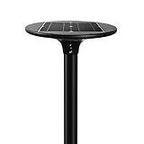 VELAMP Lampione LED solare 2300 lumen, IP65, da montare su palo