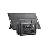 BLUETTI Generatore Solare EB3A con 100W Pannello Solare Incluso, 268Wh Centrale Elettrica Portatile 1 600W (1200W Picco) AC Uscia, LiFePO4 Batteria Backup per Campeggio all'Aperto, Emergenza