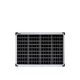 Enjoysolar Mono 50 W 12V Pannello solare monocristallino Pannello solare fotovoltaico ideale per camper, case da giardino, barche.