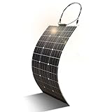 Pannello Solare Flessibile 100W pannelli Solari Portatili ad （alta ​efficienza） sono adatti per generatori solari esterni, batterie al litio mobili, camper campeggio, yacht, avventure all'aperto
