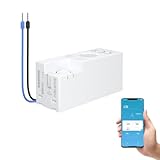 SmartDHOME Misuratore di Energia Wi-Fi intelligente, monitoraggio consumo casa e produzione fotovoltaica, gestione da remoto con app Smart Life, allarmi sovraccarico potenza (Monofase)