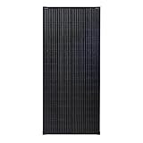enjoy solar® Modulo Solare Monocristallino 200W 12V, pannello solare 9BB PERC versione con cornice nera (Full Black) – Ideale per camper, impianti da balcone, casette da giardino, barche