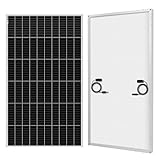 DOKIO - Pannello solare monocristallino 200 W 18 V 200 W per batterie da 12 V Ideale per camper, campeggio, capannoni da giardino
