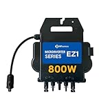 APsystems EZ1-M 800W Microinverter con Wi-Fi & Bluetooth, Certificato PV VDE, Inverter Plug & Play ideale per impianti fotovoltaici da balcone