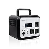 1500 W Centrale Elettrica Portatile, 1200Wh Generatore Solare, Batteria LiFePO4 Power Station Portatile, 3000W Picco Uscita CA, 0-100% in 3 Ora, UPS, Generatore di Corrente per Campeggio