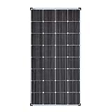 Enjoy Solar PERC Mono 190W 12V Pannello Solare Modulo Fotovoltaico, 166mm*166mm Cella Solare Monocristallina con 9 Busbars, Ideale per Camper, Casa Giardino, Barca.