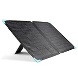 Renogy Pannello solare pieghevole 120W per stazione di alimentazione portatile, impermeabile con supporto regolabile, per camper, roulotte, indipendente dalla rete Rsp120ef
