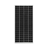 MOSCATELLI 240W Pannello Solare per Batterie 12V - Celle Monocristalline PERC 9BB ad Altissima Efficienza. Ottimizzato per Power Station e Regolatori MPPT (non inclusi) – Tensione 21V