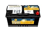 EnergyTank Solare Batteria AGM - Batteria 140 Ah 12V - AGM batterie 12 Volt - Batteria Camper O Batteria Auto 140 Ah - Batteria Servizi Camper Scarica Lenta - Batterie AGM Ad Alta Efficienza