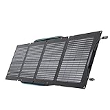ECOFLOW Pannello Solare Portatile 110W per Centrale Elettrica, Sistema di Ricarica Solare Pieghevole, Concatenabile, Cavalletto Regolabile, Impermeabilità IP67, per l’Uso all’Aperto, Campeggio