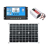 Solar powrr Station - Generatore Solare 300W Con Prese di Corrente Alternativa 220 V | Inverter Di Potenza Portatile Per Il Backup Domestico, Campeggio, VR, Avventure All'aperto, Una