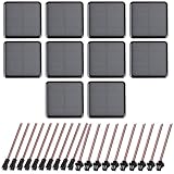 GTIWUNG 10 Pezzi 2V 50X50mm Micro Mini Pannelli Solari, Pannello Solare Portatile Modulo di Alimentazione Modulo Caricabatteria per Energia Solare, Home DIY, Progetti di Scienza