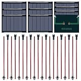 GTIWUNG 10 Pezzi 3V 65X48mm Micro Mini Pannelli Solari, Pannello Solare Portatile Modulo di Alimentazione Modulo Caricabatteria per Energia Solare, Home DIY, Progetti di Scienza