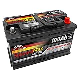 Batteria auto SPEED MAX L4100 100AH 850A 12V = FIamm 100Ah DX+ Pronta all'uso