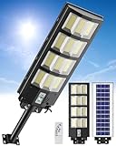 Bellanny 600W Lampione Solare LED Esterno - 468 LED Lampioni da esterni, 6500K Faretto Solari con Sensore Lampada Parete Solare con Telecomando, IP65 Impermeabile per Illuminazione Stradale Garage