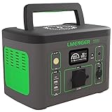 LMENGER X5 Pro Generatore di Corrente Portatile 550 W, batteria al litio di backup 577 Wh, spina sinusoidale pura AC 230 V, generatore di energia solare per campeggio all'aperto